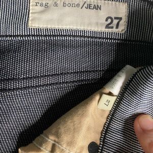 Rag & Bone skinny Tomboy pin-stripe jeans!